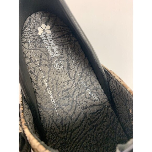 Rocky 4Eur Sole Serpentine Leather Convertible Clog 3 In 1 Womens 10 - 10.5 WIDE - Picture 14 of 15